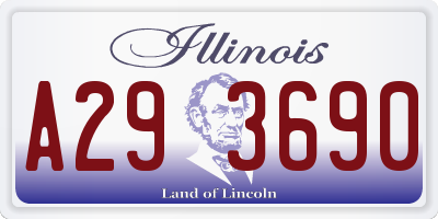 IL license plate A293690