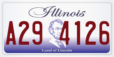IL license plate A294126