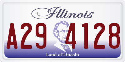 IL license plate A294128