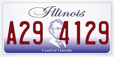 IL license plate A294129