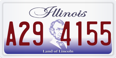 IL license plate A294155