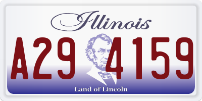 IL license plate A294159