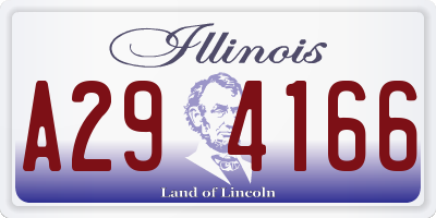IL license plate A294166