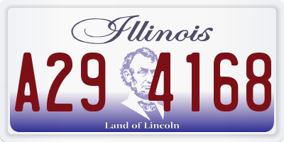 IL license plate A294168