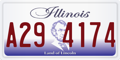 IL license plate A294174