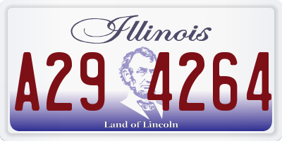 IL license plate A294264