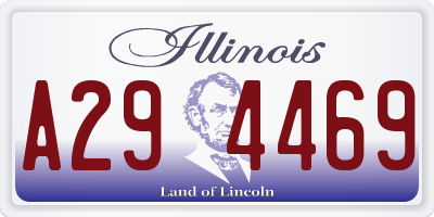 IL license plate A294469