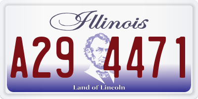 IL license plate A294471