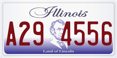 IL license plate A294556