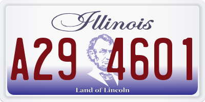 IL license plate A294601
