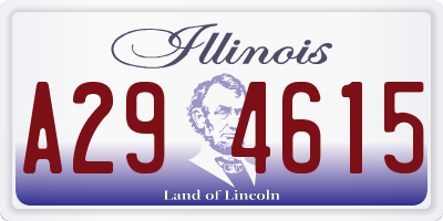IL license plate A294615