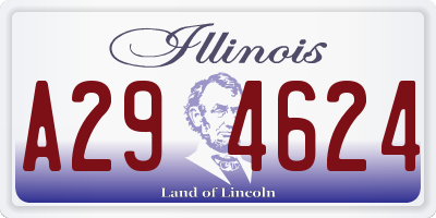 IL license plate A294624