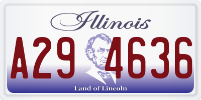IL license plate A294636