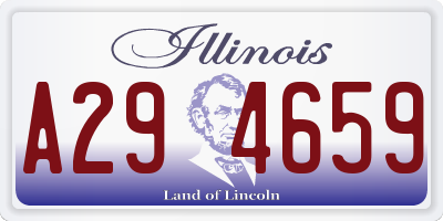 IL license plate A294659