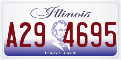 IL license plate A294695