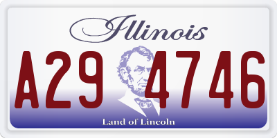 IL license plate A294746