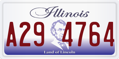 IL license plate A294764