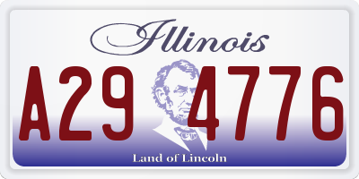 IL license plate A294776