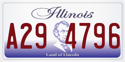 IL license plate A294796