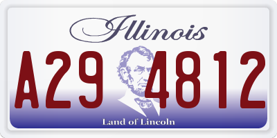 IL license plate A294812