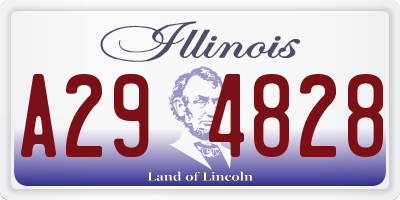 IL license plate A294828