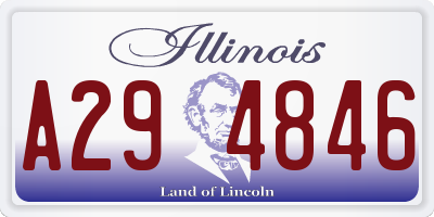 IL license plate A294846