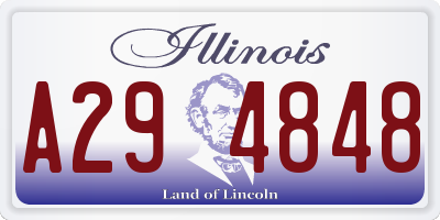IL license plate A294848