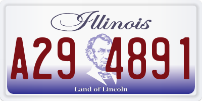 IL license plate A294891