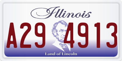 IL license plate A294913