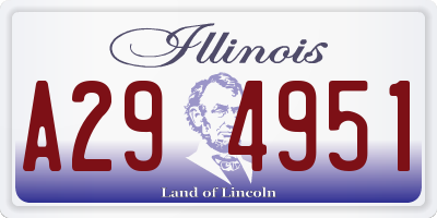 IL license plate A294951