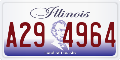 IL license plate A294964