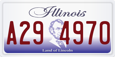 IL license plate A294970