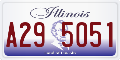 IL license plate A295051