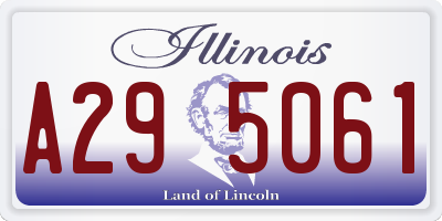 IL license plate A295061