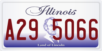 IL license plate A295066