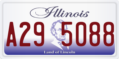 IL license plate A295088