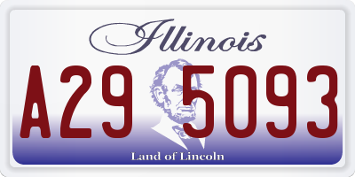 IL license plate A295093