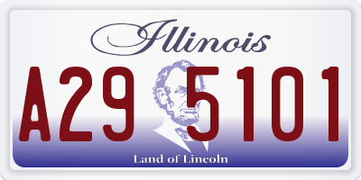 IL license plate A295101