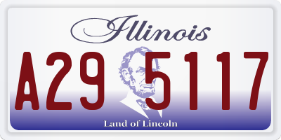 IL license plate A295117