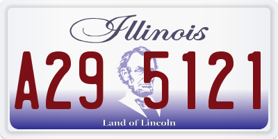 IL license plate A295121