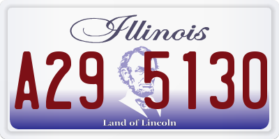 IL license plate A295130