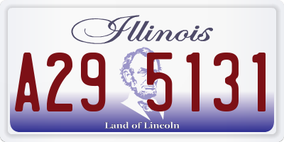 IL license plate A295131