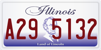 IL license plate A295132