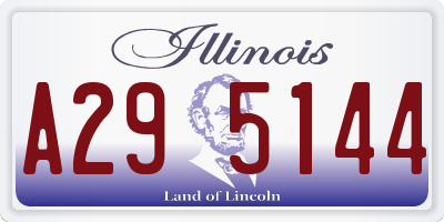 IL license plate A295144