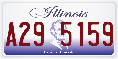 IL license plate A295159