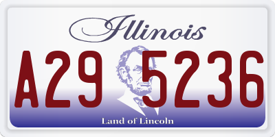 IL license plate A295236