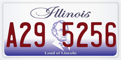 IL license plate A295256