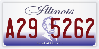 IL license plate A295262