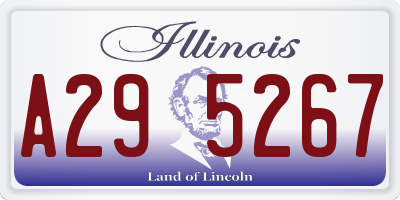 IL license plate A295267