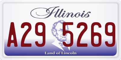 IL license plate A295269